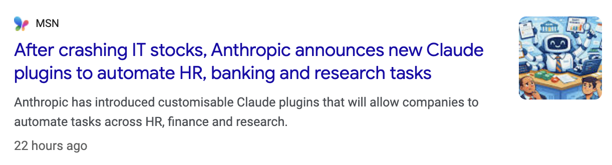 Anthropic announces new Claude plugins to automate HR, banking and research